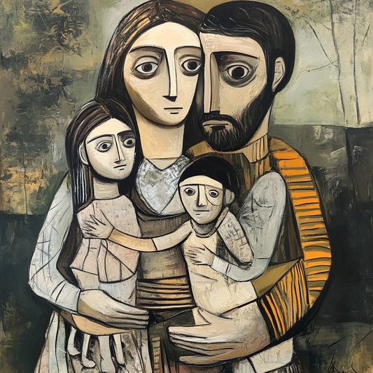 Arab family by Federico De Luca / series 03-100